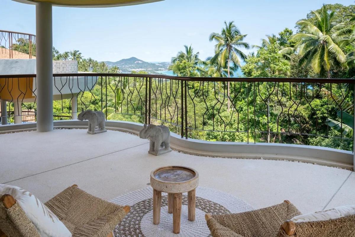 Villa Lola 2Br - Private Infinity Pool & Sea View 차웽 외부 사진