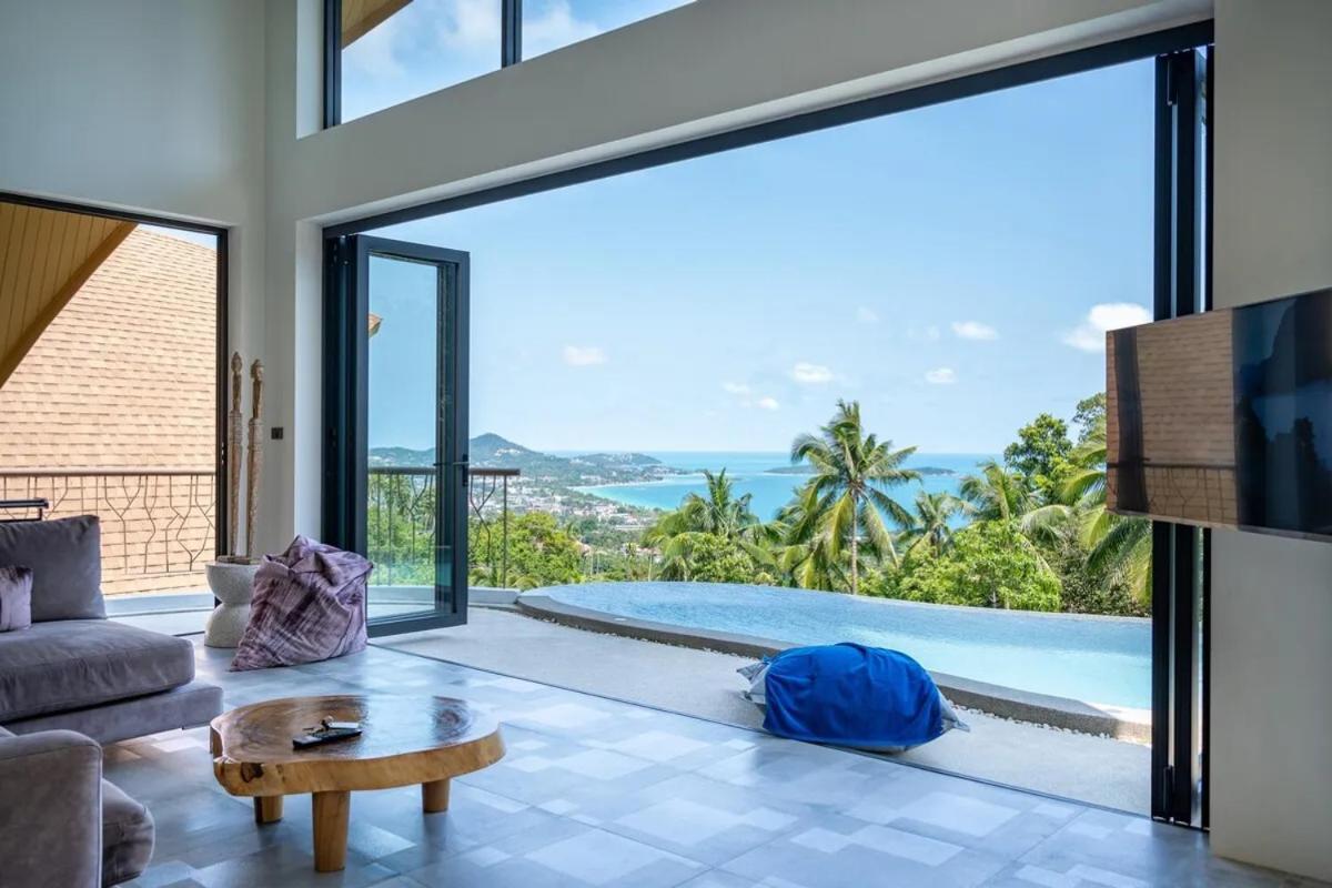 Villa Lola 2Br - Private Infinity Pool & Sea View 차웽 외부 사진